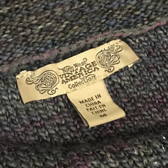 Nine West Vintage American Collection Slouchy Dolman Sleeve Cowl Neck Top - Picture 4 of 10